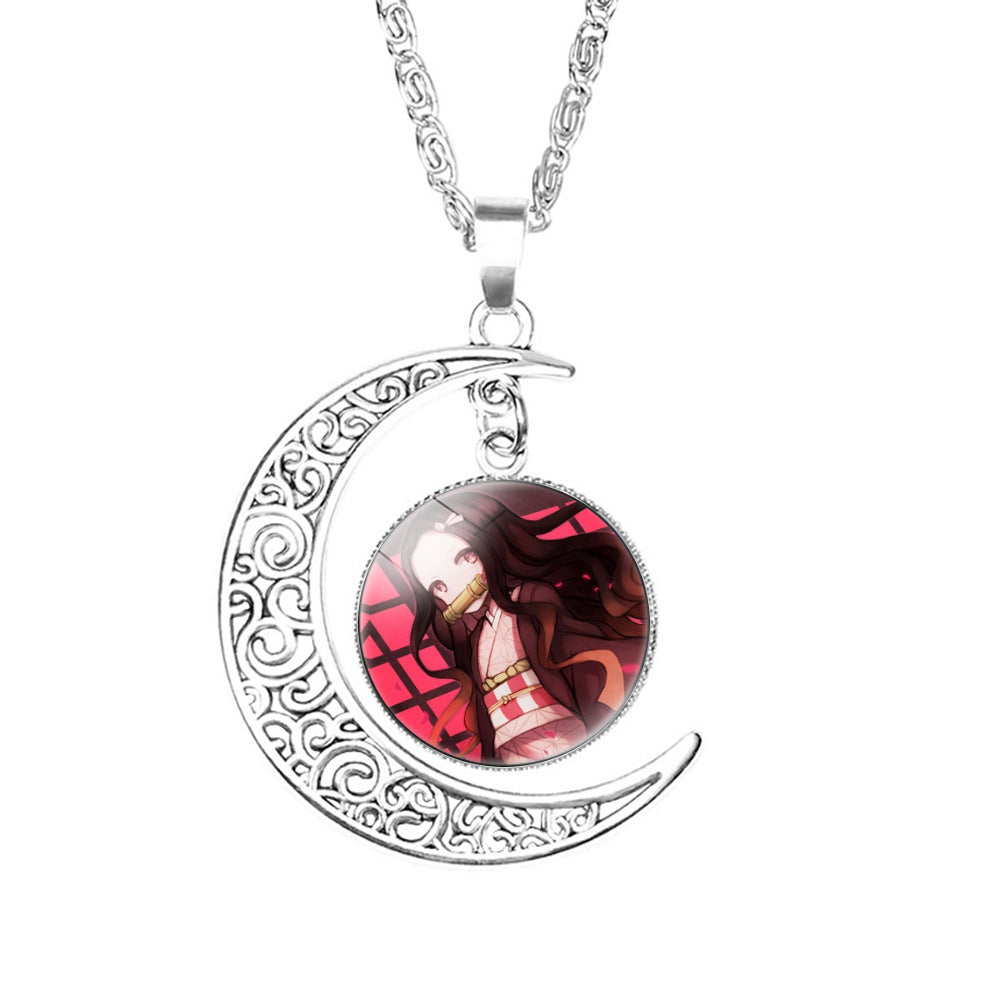 No Moon Gem Stove Door Anime Necklaces