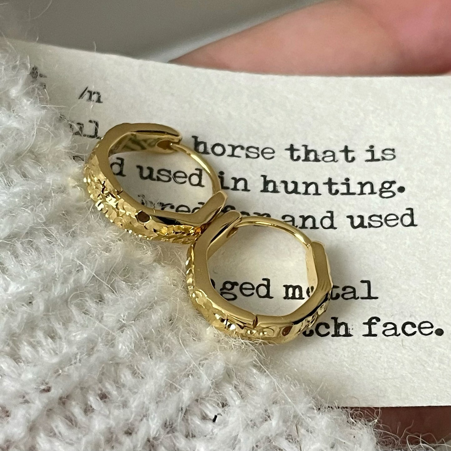 Irregular Crushed Ice Ear Clip Fashion Earrings