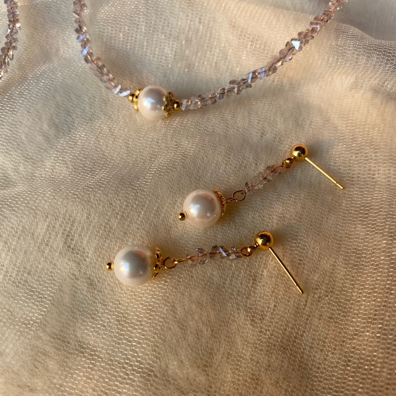 Gray Amethyst Shell Pearls Pearl Simple Bracelets
