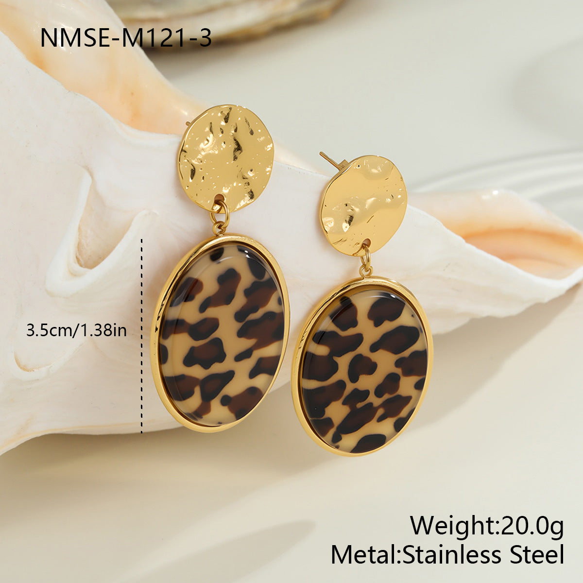Stainless Steel Style Leopard Print Hot Necklaces