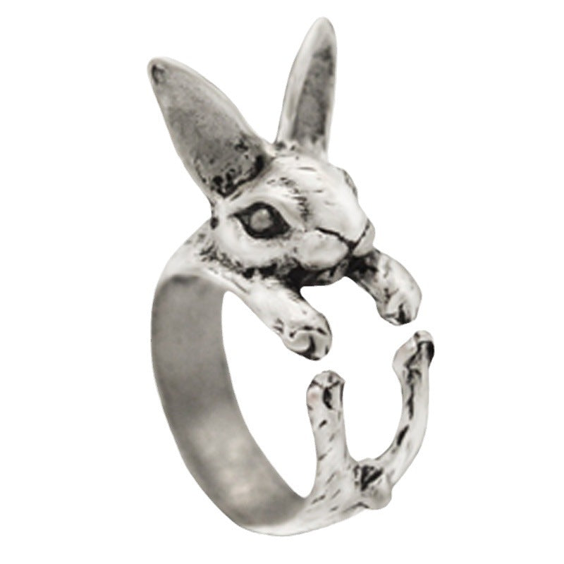 Bunny Open Niche Design Life Rabbit Rings