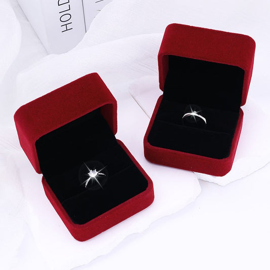 Korean Style Artificial Diamond Couple Female Zircon Rings
