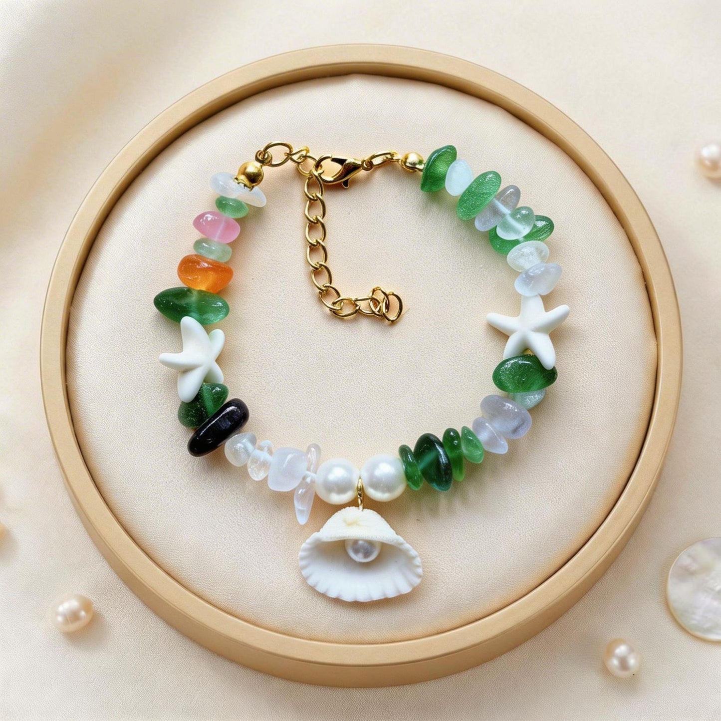 Fresh Starfish Shell Ocean Dopamine Seaside Bracelets