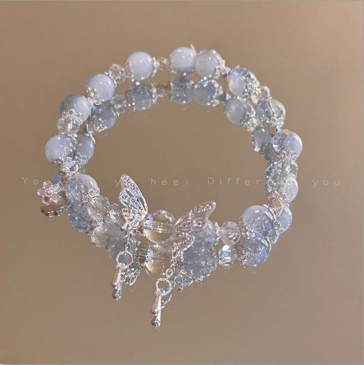 Women's Hot Flower Design Cold Feeling Senior Bracelets