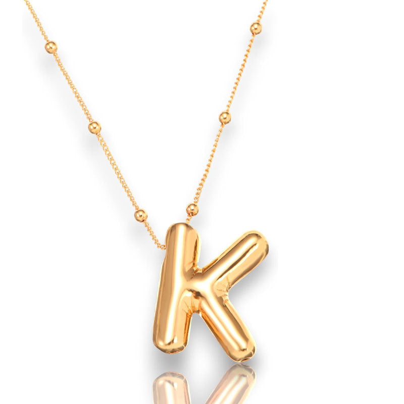 Glossy Letter Copper Popular Accessory Exquisite Necklaces