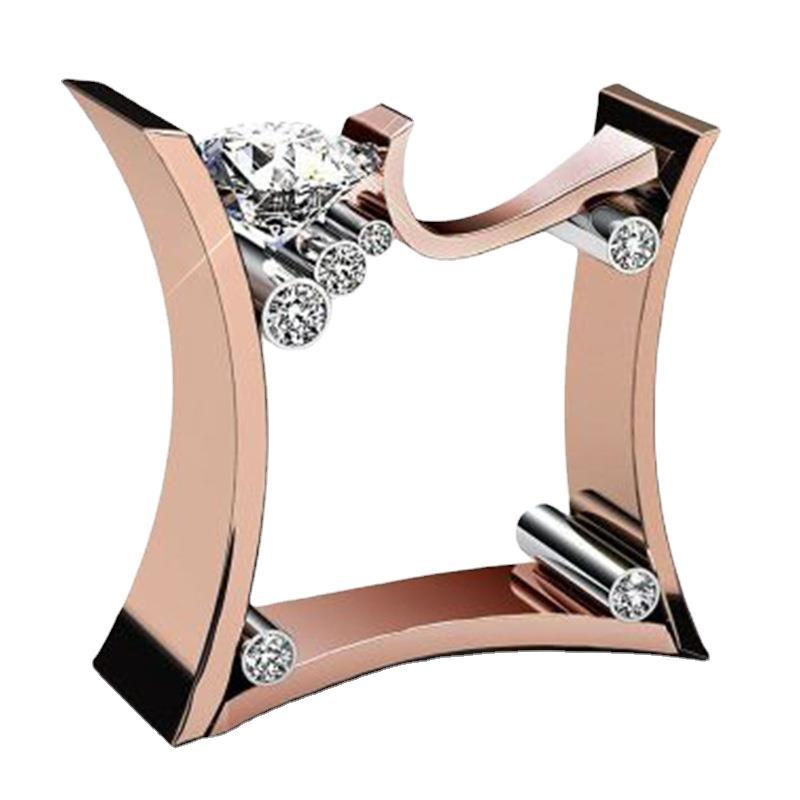 Electroplated Inlaid Zircon Popular Hand Jewelry Rings