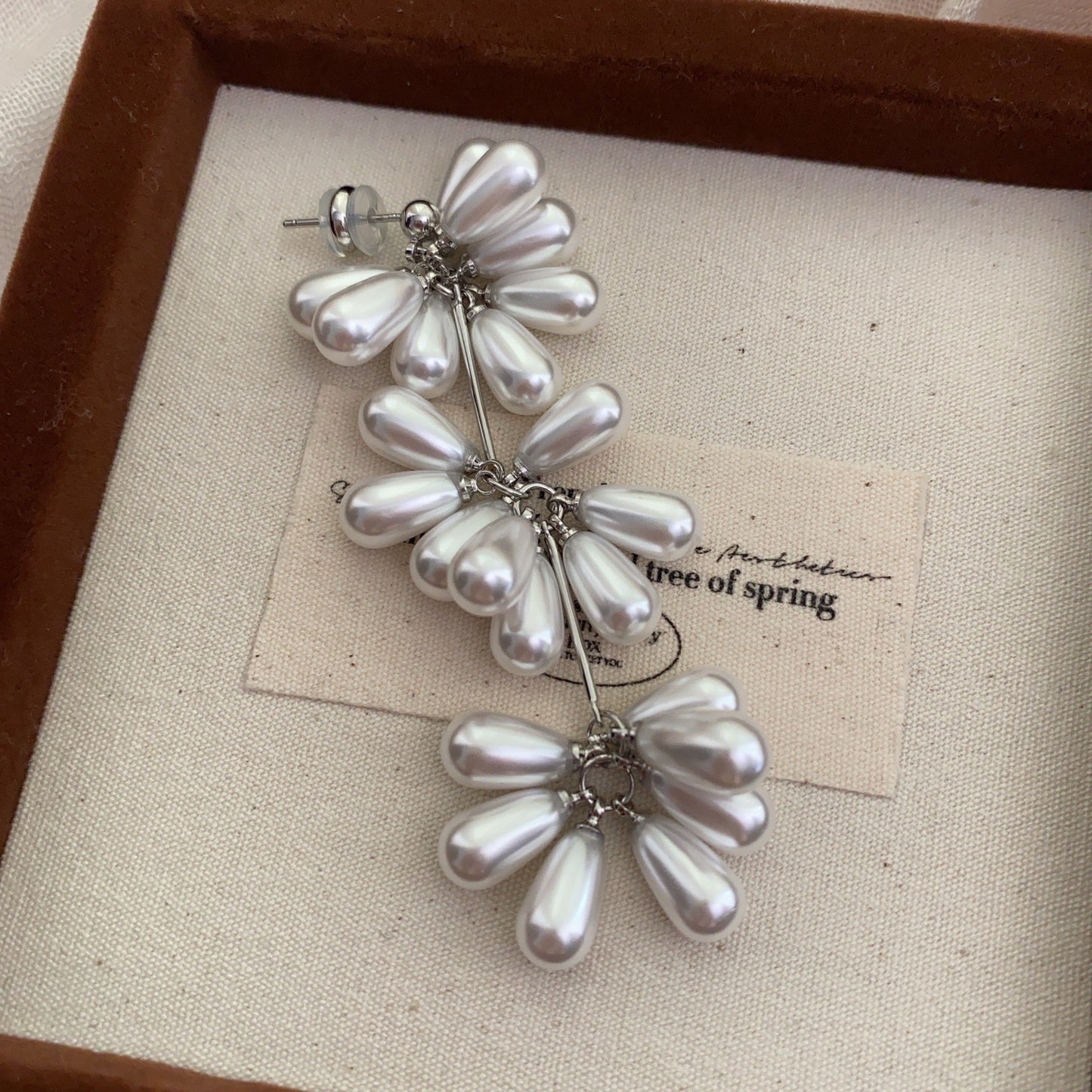 Flower Simple Elegance Retro Elegant Natural Soft Earrings