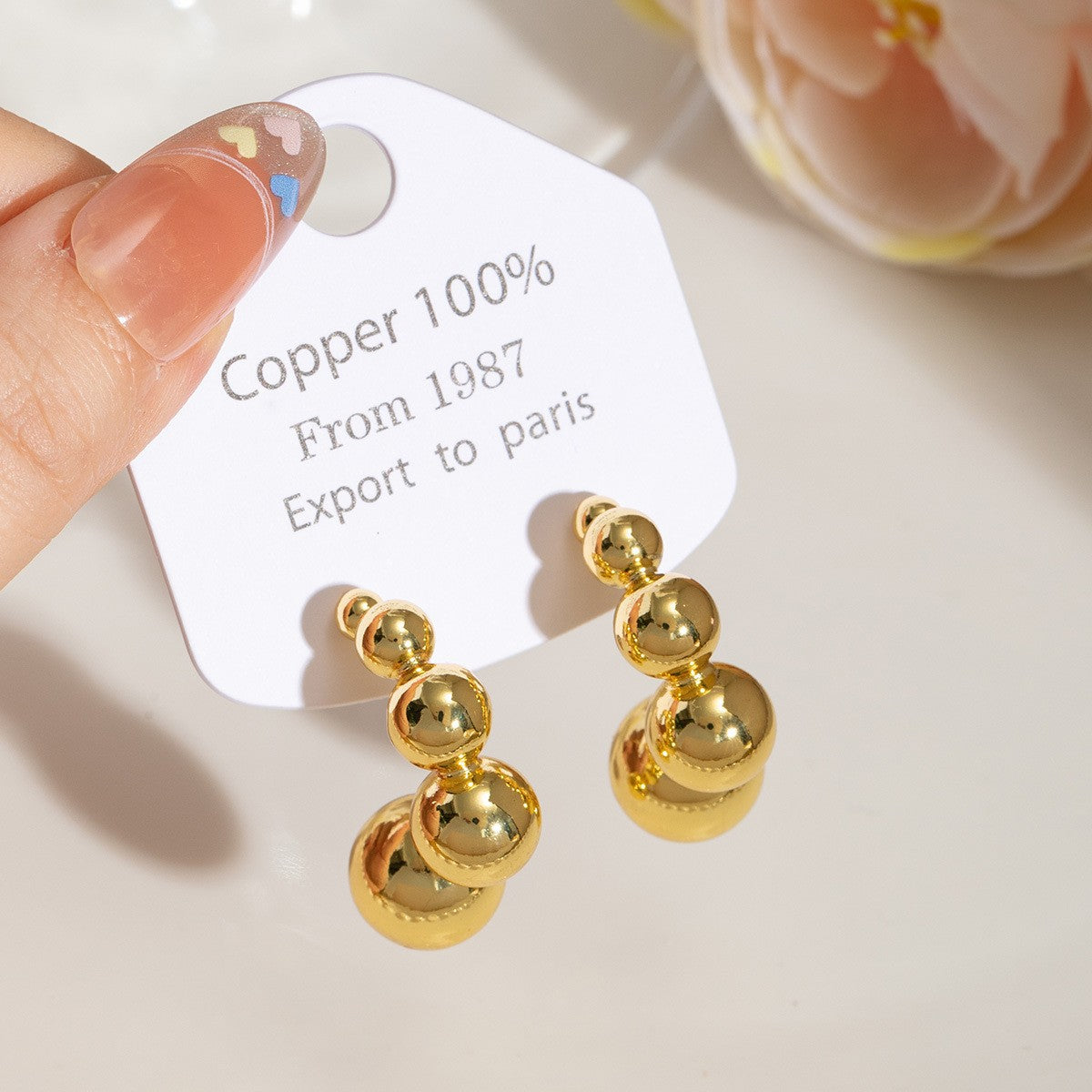 Commuter Simple Personalized Party Niche Design Earrings