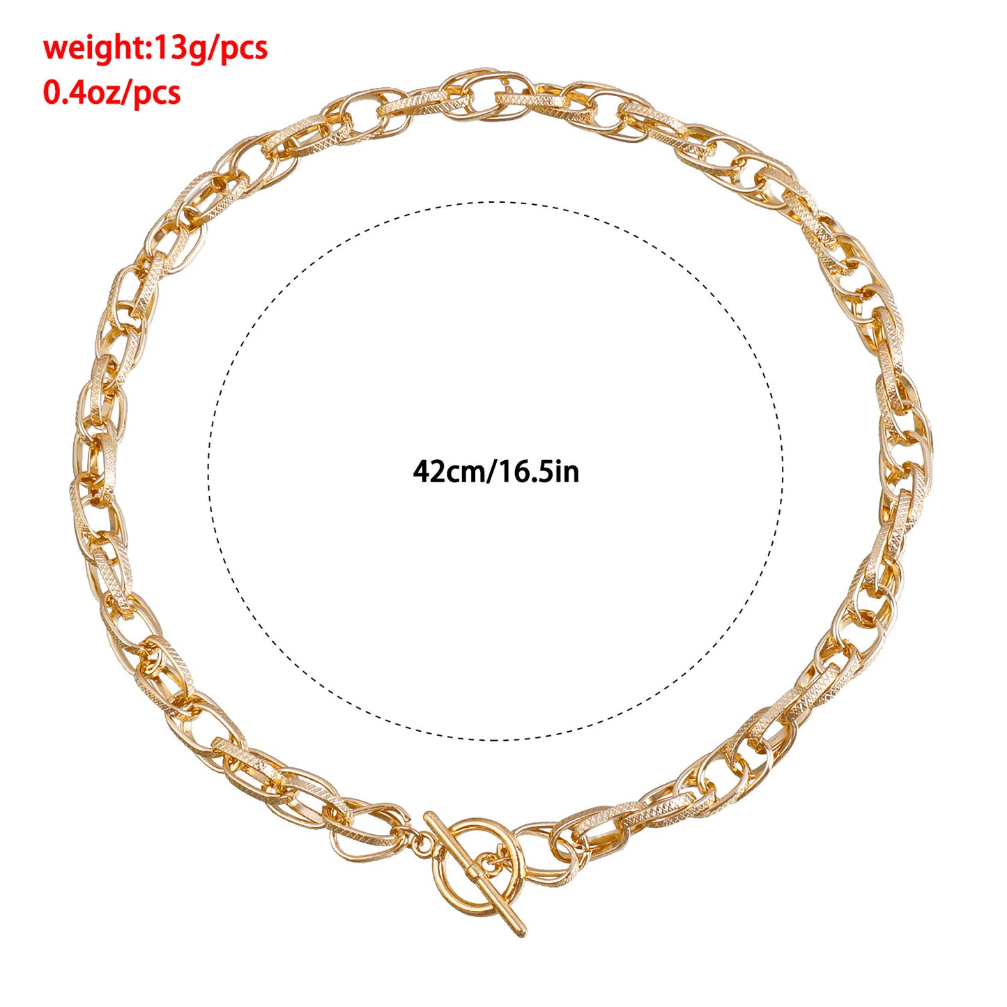 Women's Style Word Chain Simple Hollow Hip Necklaces