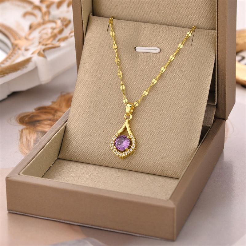 Accessories Fashion Personalized Simple Clavicle Chain Necklaces