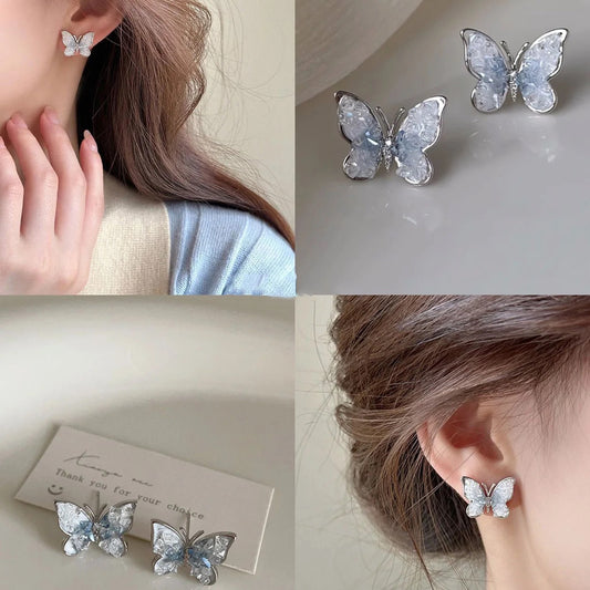 Women's Butterfly Niche High Sense Delicate Light Earrings