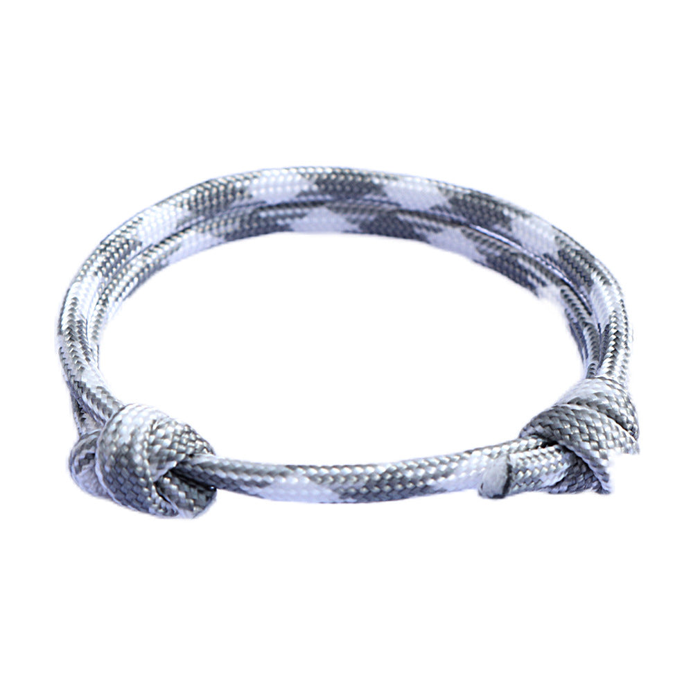 Men's Nautical Nylon Adjustable Handmade Braided Rope Bracelets