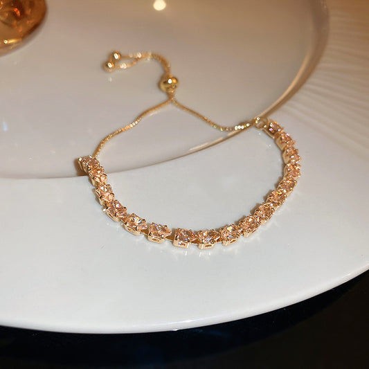 Women's Luxury Minority Exquisite High-grade Pull Adjustable Bracelet
