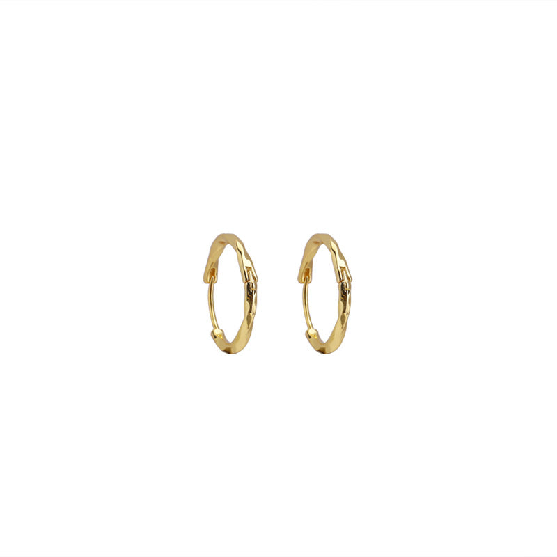 Women's Simple Cold Style Circle Ear Clip Graceful Earrings