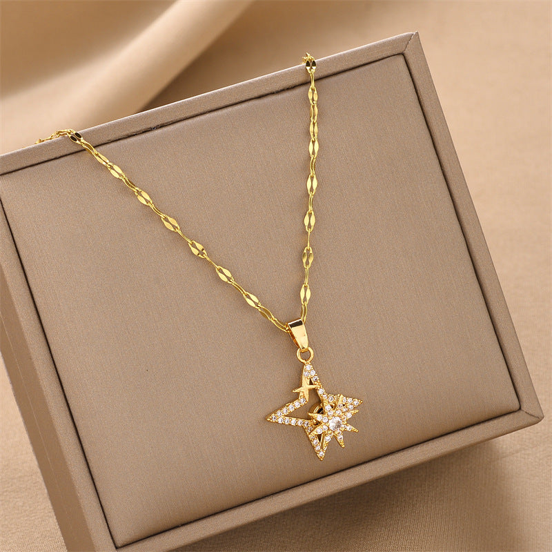 Accessories Fashion Personalized Simple Clavicle Chain Necklaces