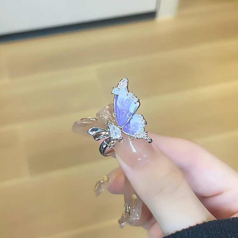 The Debris Series Gradient Female Design Rings