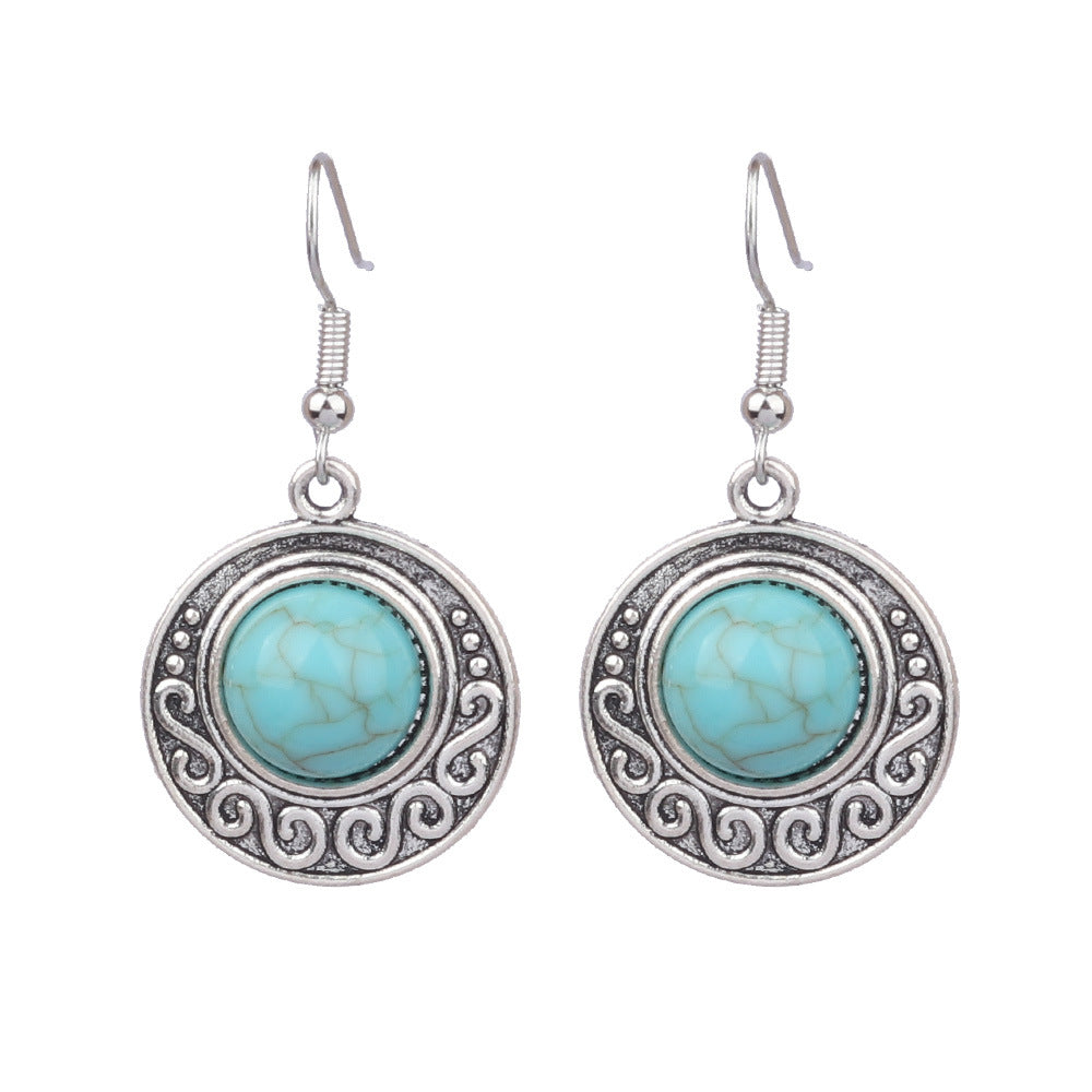 Vacation Style Popular Alloy Geometric Female Earrings