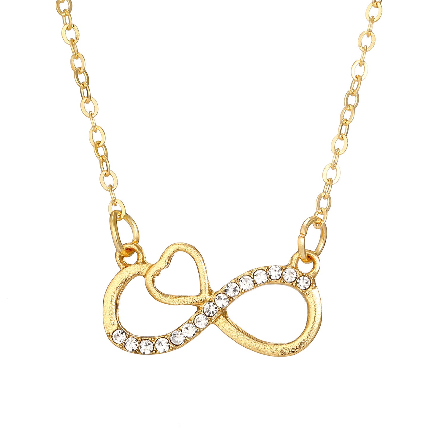 Heart Cross Female Light Luxury Minority Necklaces