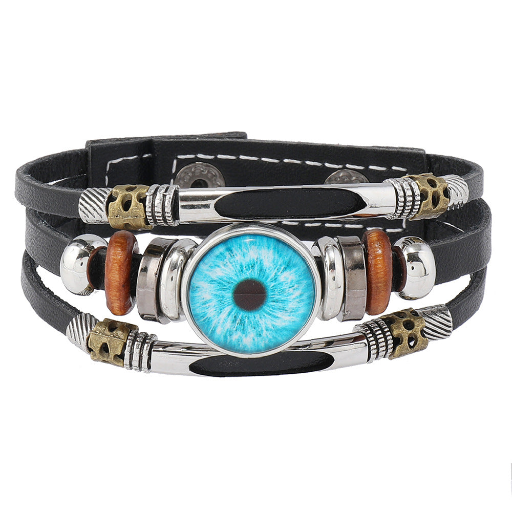 Ornament Eye Leather Creative Handmade Beaded Bracelets