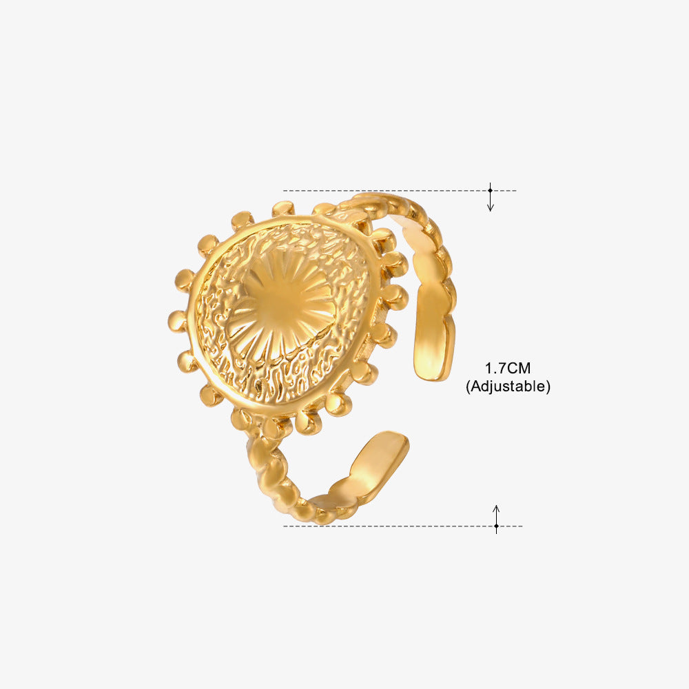 Women's Fashion Stainless Steel Love Heart-shaped Popular Rings