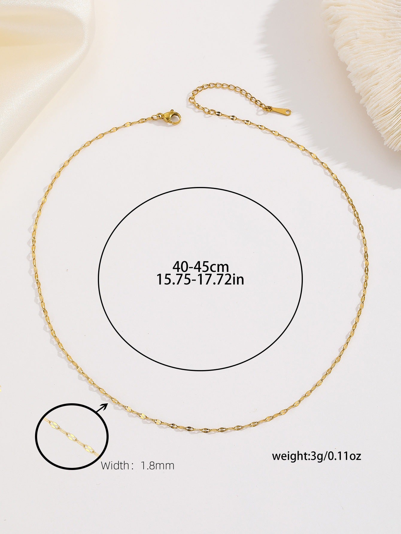 Personalized Fashion Copper Micro Clavicle Chain Necklaces