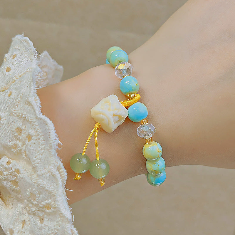 Beaded Glass Sweet Outdoor Hand Jewelry Bracelets