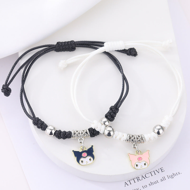 Women's & Men's Handmade Female Two Girlfriends Friendship Korean Bracelets