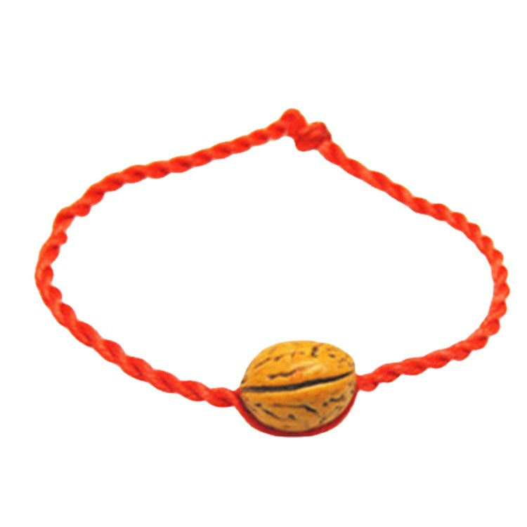 Stall Walnut Life Braided Red Rope Bracelets