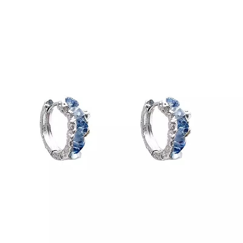 Crystal Ear Clips Female Niche Design Senior Elegant Retro Earrings